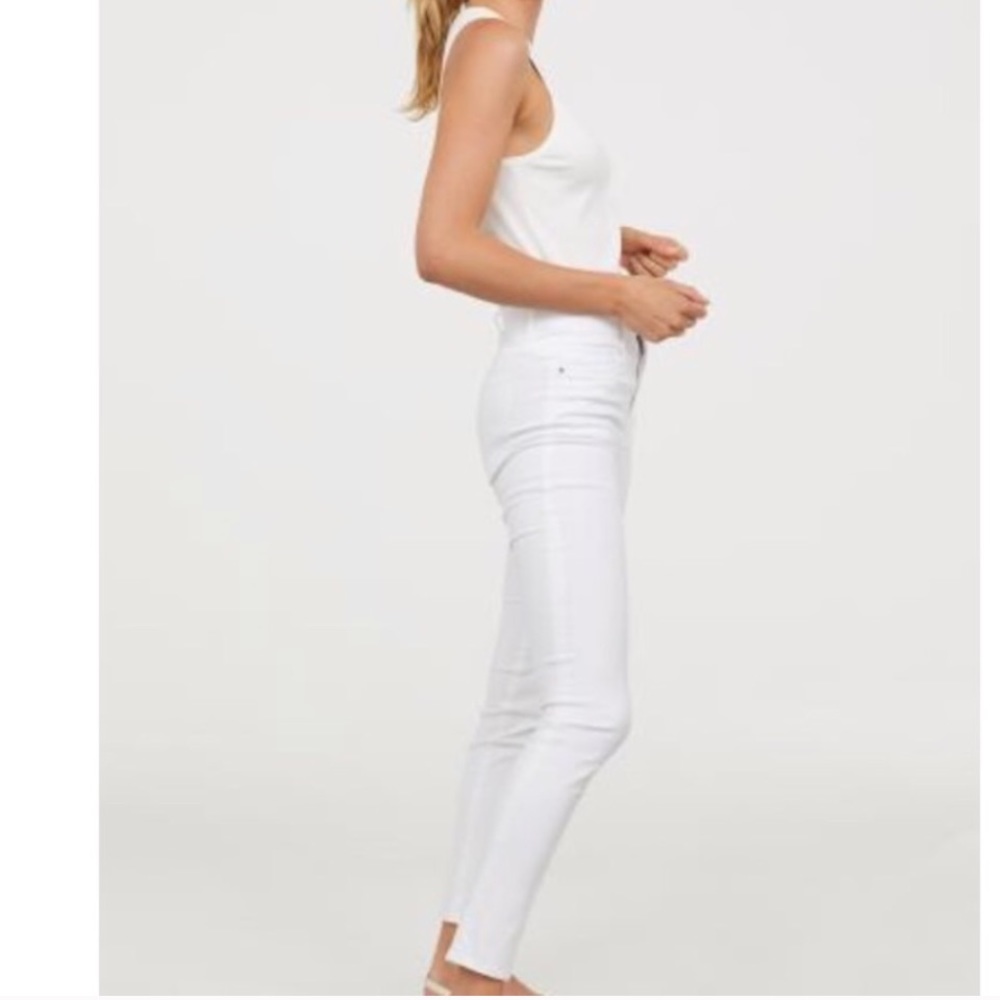 White high waist jeans